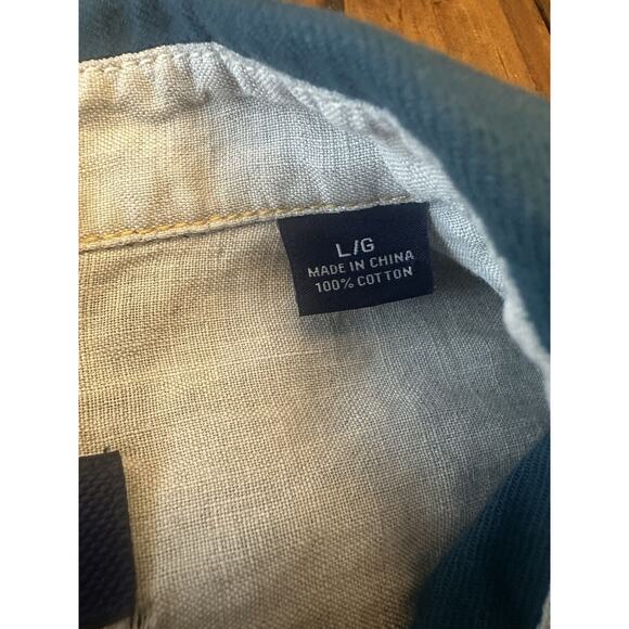 Tommy Bahama Long Sleeve Button Up Shirt Men‘s Size Large Soft Comfort Stitching - Picture 3 of 15